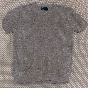 NWOT ASOS Men's Gold Mesh Sweater